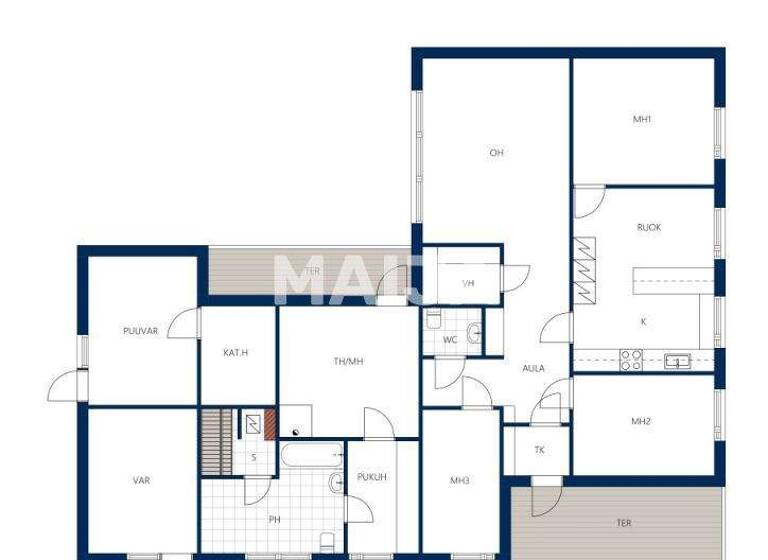 Einfamilienhaus zum Kauf 94.000 € 4 Zimmer 120 m² 1.350 m² Grundstück Hermannintie 10 Tervola 95300