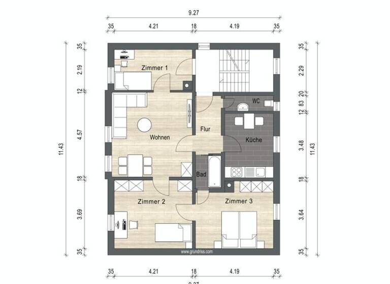 Wohnung zum Kauf 380.000 € 4 Zimmer 78 m² Mitte Ulm 89073