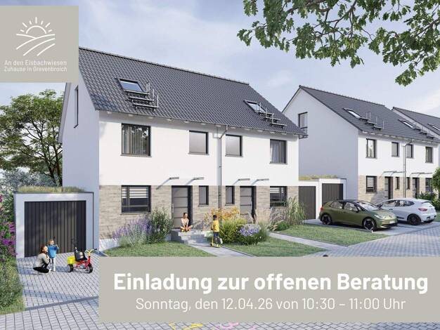 Doppelhaushälfte zum Kauf - Erstbezug provisionsfrei 599.900 € 5 Zimmer 132 m² 361 m² Grundstück Im Buschfeld 38 Elsen Grevenbroich 41515