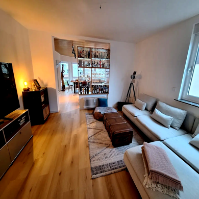 Wohnung zur Miete 1.450 € 3,5 Zimmer 119 m² Geschoss 1/3 frei ab sofort Neckarsulm Neckarsulm 74172