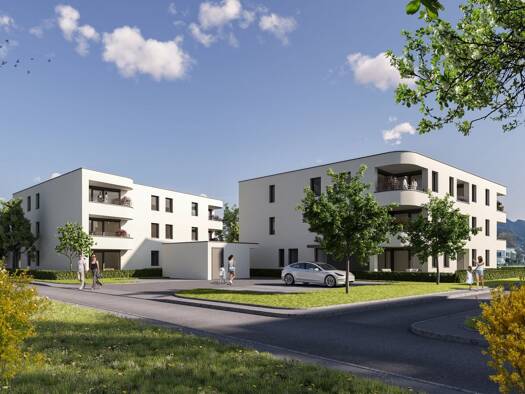 Terrassenwohnung zur Miete - Erstbezug 1.120 € 3 Zimmer 73 m² 1. Geschoss frei ab 01.11.2026 Kopfstraße 18 Altach 6844