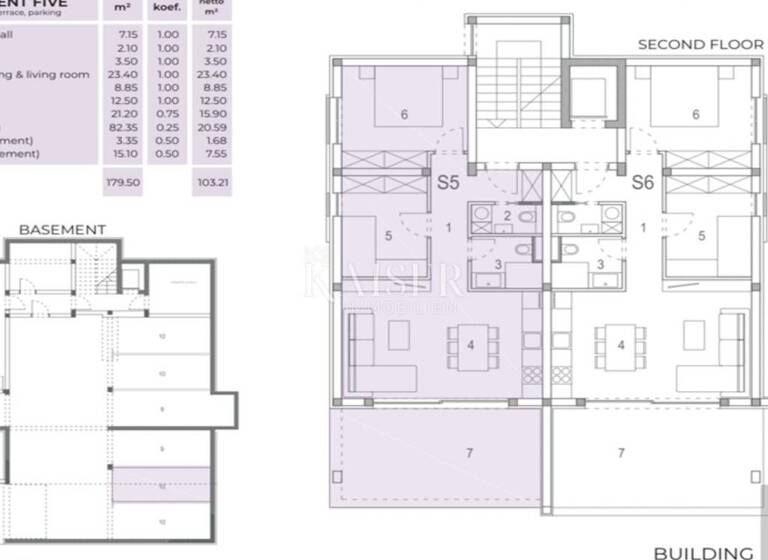 Wohnung zum Kauf 819.000 € 3 Zimmer 103 m² Zadar