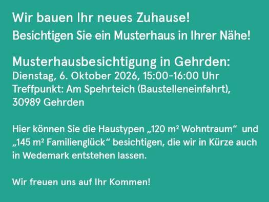 Reihenendhaus zum Kauf - Erstbezug provisionsfrei 379.990 € 3 Zimmer 120 m² 280,8 m² Grundstück frei ab 31.12.2027 Heinrich-Baumgarte-Ring 13 Mellendorf Wedemark 30900
