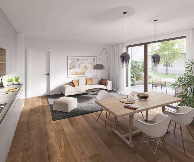 Wohnung zum Kauf - Neubau provisionsfrei 965.790 € 4 Zimmer 102,2 m² Erich-Zeitler-Str. 10 Ismaning Ismaning 85737