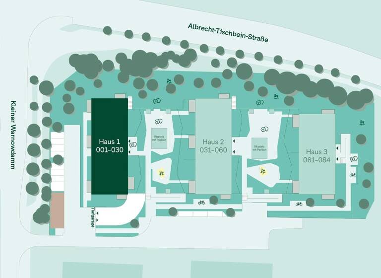 Studio zum Kauf - Erstbezug provisionsfrei 369.900 € 4 Zimmer 100 m² 2. Geschoss frei ab sofort Kleiner Warnowdamm 1e Groß Klein Rostock 18109