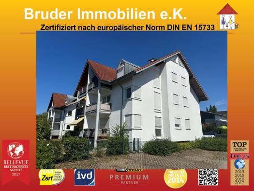 Wohnung zum Kauf provisionsfrei 220.000 € 2 Zimmer 64 m² Lucas-Cranach-Straße 37 Walldorf 69190