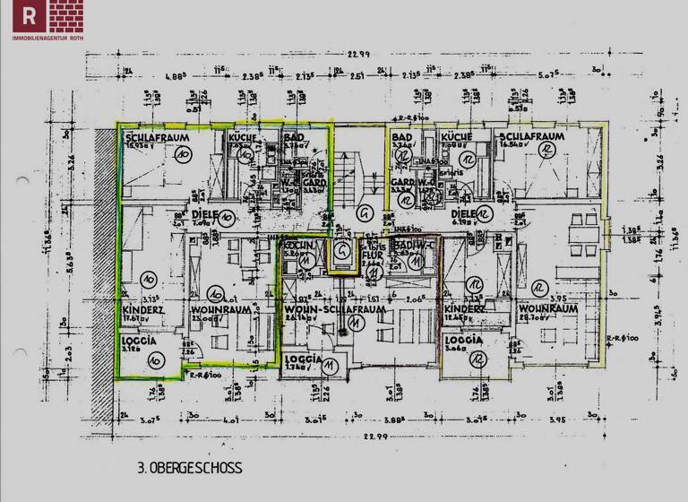 Wohnung zur Miete 1.050 € 3 Zimmer 81 m² 3. Geschoss frei ab 15.04.2026 Hanau 63452