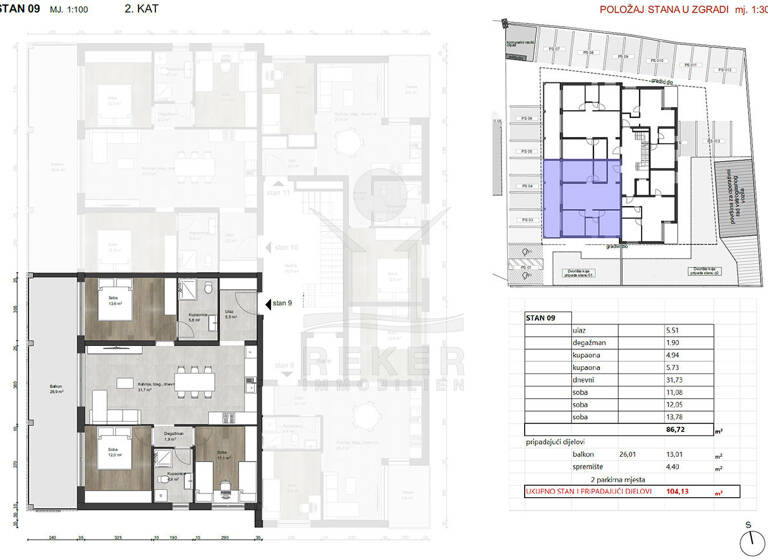 Wohnung zum Kauf - Erstbezug 396.000 € 4 Zimmer 112,7 m² 2. Geschoss Tar 52440