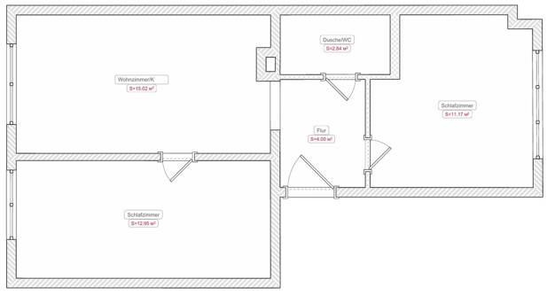 Wohnung zum Kauf provisionsfrei 280.000 € 3 Zimmer 42 m² EG Pempelfort Düsseldorf 40479