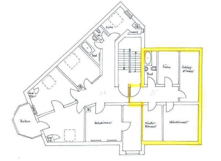 Wohnung zur Miete 420 € 3 Zimmer 67,8 m² EG Wettinerstraße 45 Aue-Bad Schlema 08280