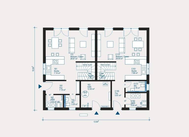 Mehrfamilienhaus zum Kauf - Erstbezug provisionsfrei 481.219 € 8 Zimmer 239,9 m² 1.006 m² Grundstück Rehau 95111