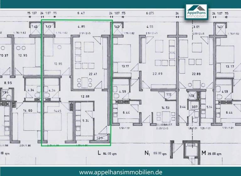 Wohnung zum Kauf 115.000 € 3 Zimmer 84 m² 4. Geschoss Kutenhausen Minden 32425
