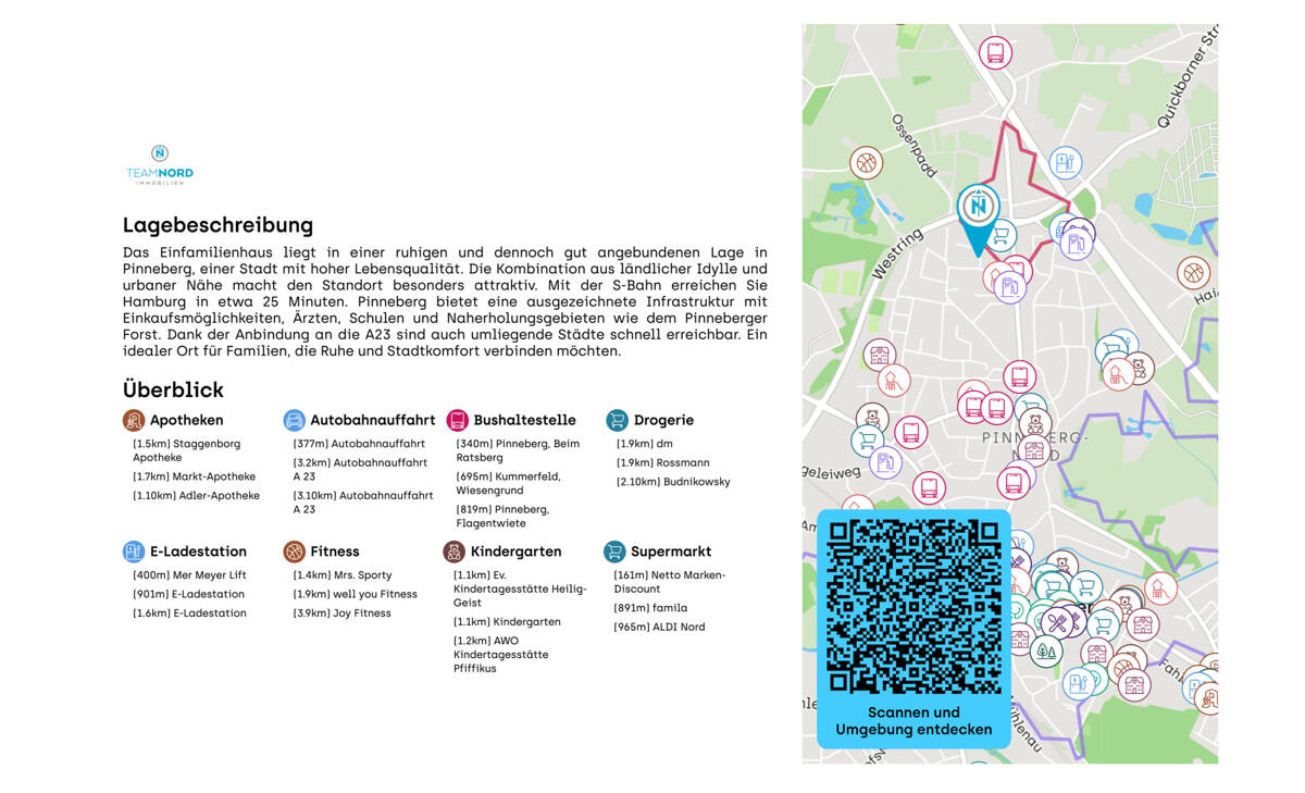 Einfamilienhaus zum Kauf 589.000 € 4 Zimmer 123,3 m²<br/>Wohnfläche 1.635 m²<br/>Grundstück Pinneberg 25421
