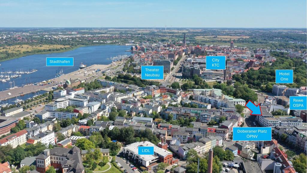 Ladenfläche zur Miete 25 € 458,7 m² Verkaufsfläche teilbar ab 78 m² Doberaner Str. 10-12 Kröpeliner Tor-Vorstadt Rostock 18057