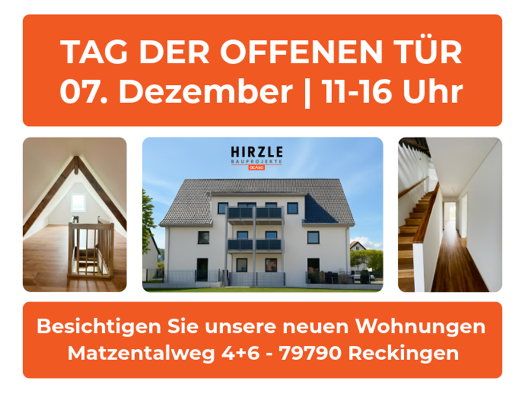 Wohnung zum Kauf provisionsfrei als Kapitalanlage geeignet 390.000 € 3 Zimmer 101 m² Matzentalweg 4 Reckingen Küssaberg 79790