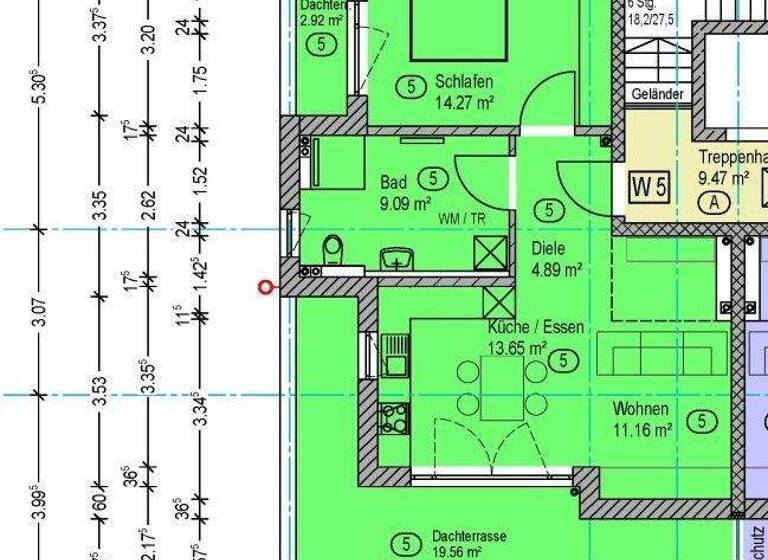 Wohnung zur Miete 820 € 2,5 Zimmer 64,6 m² frei ab 01.05.2026 Schlosserstraße 17 Wasseralfingen Aalen 73433