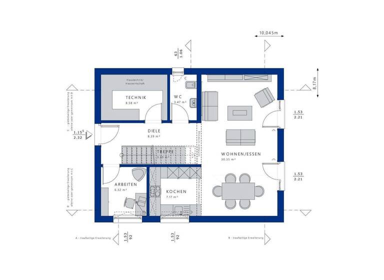 Einfamilienhaus zum Kauf 488.513 € 5 Zimmer 134 m² 453 m² Grundstück Altenberge 48341