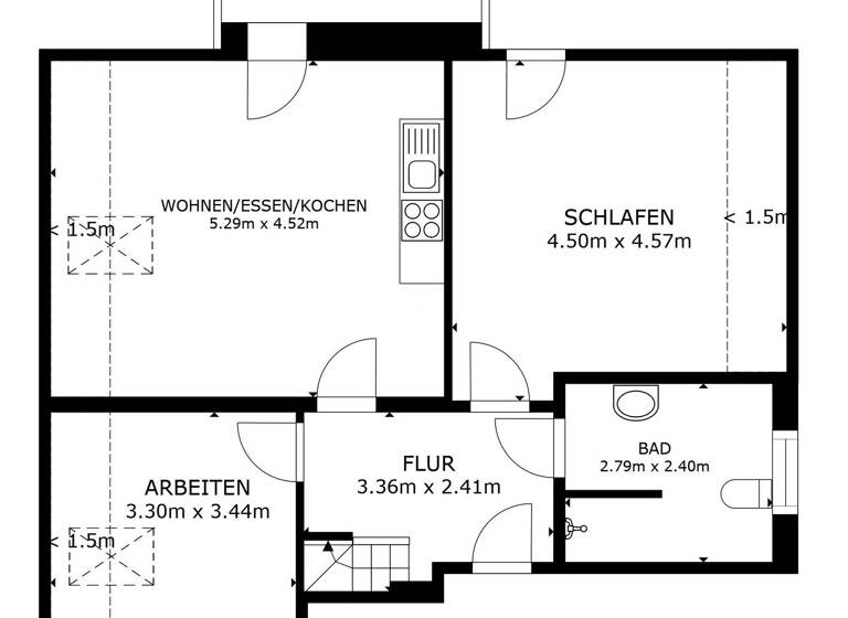 Wohnung zur Miete - Neubau 850 € 2,5 Zimmer 75 m²<br/>Wohnfläche Dachgeschoss<br/>Geschoss 01.06.2025<br/>Verfügbarkeit Parsberg Parsberg 92331