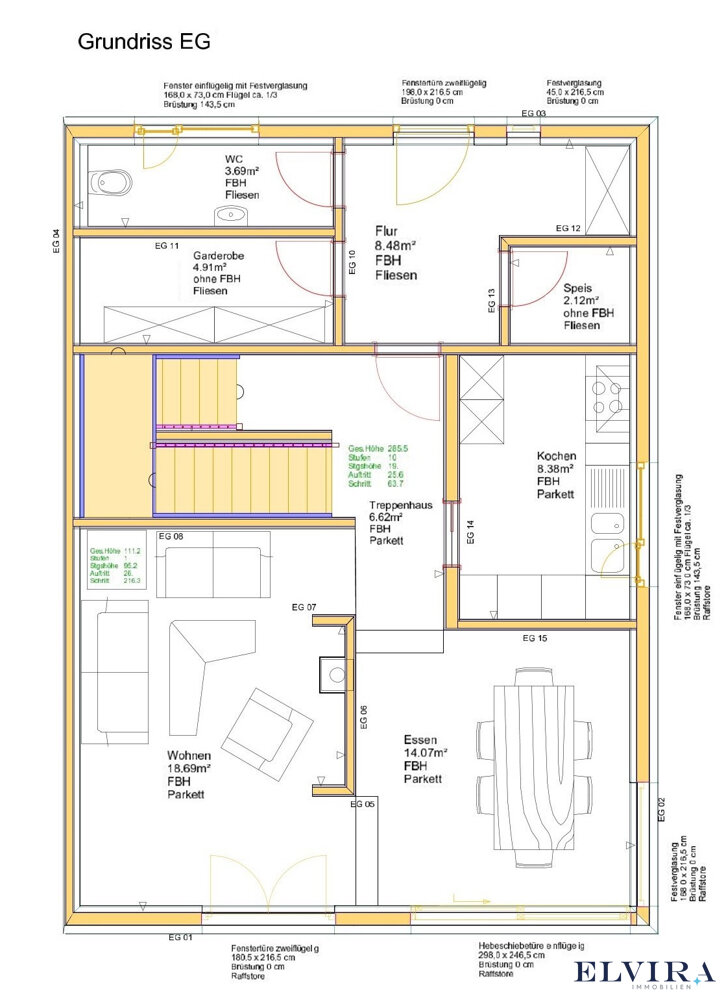 Doppelhaushälfte zum Kauf 1.190.000 € 5,5 Zimmer 172 m²<br/>Wohnfläche 457 m²<br/>Grundstück Erling Andechs 82346