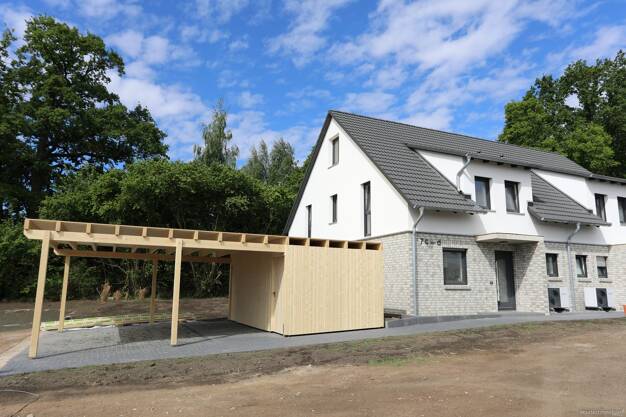 Doppelhaushälfte zur Miete - Neubau 1.400 € 4 Zimmer 121,8 m² 1 m² Grundstück frei ab sofort Gamsen Gifhorn 38518