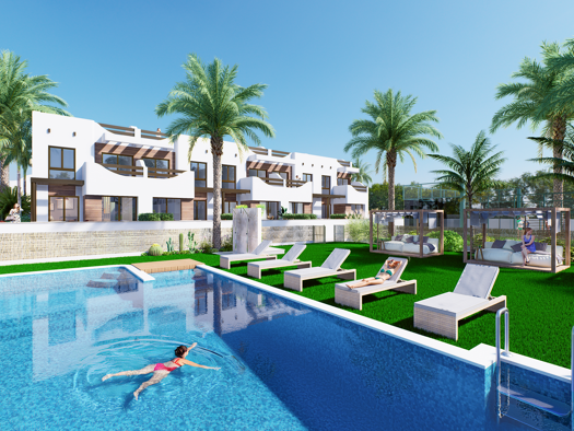 Terrassenwohnung zum Kauf provisionsfrei 334.000 € 3 Zimmer 59 m² Calle Azucena Torre de la Horadada 03191