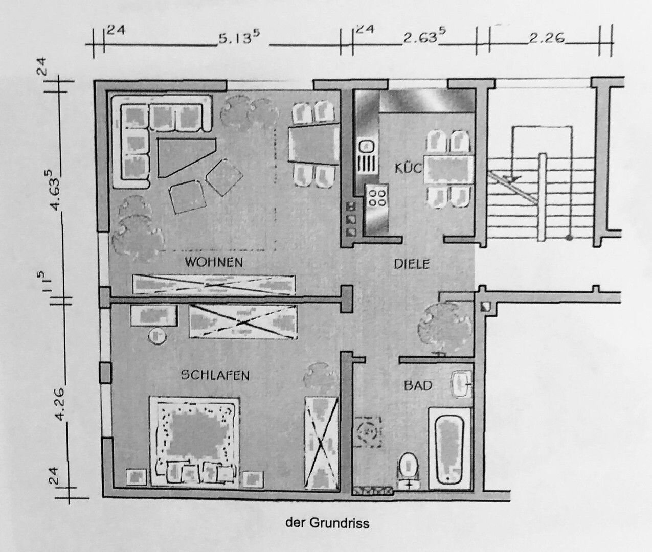 Wohnung zur Miete 580 € 2 Zimmer 69 m²<br/>Wohnfläche 3.<br/>Geschoss Osterfeld - Ost Oberhausen 46117