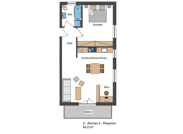 WG-Zimmer zur Miete 640 € 2 Zimmer 63,9 m² 1. Geschoss frei ab 01.05.2026 Mühlenweg 23 Grafenhausen 79865