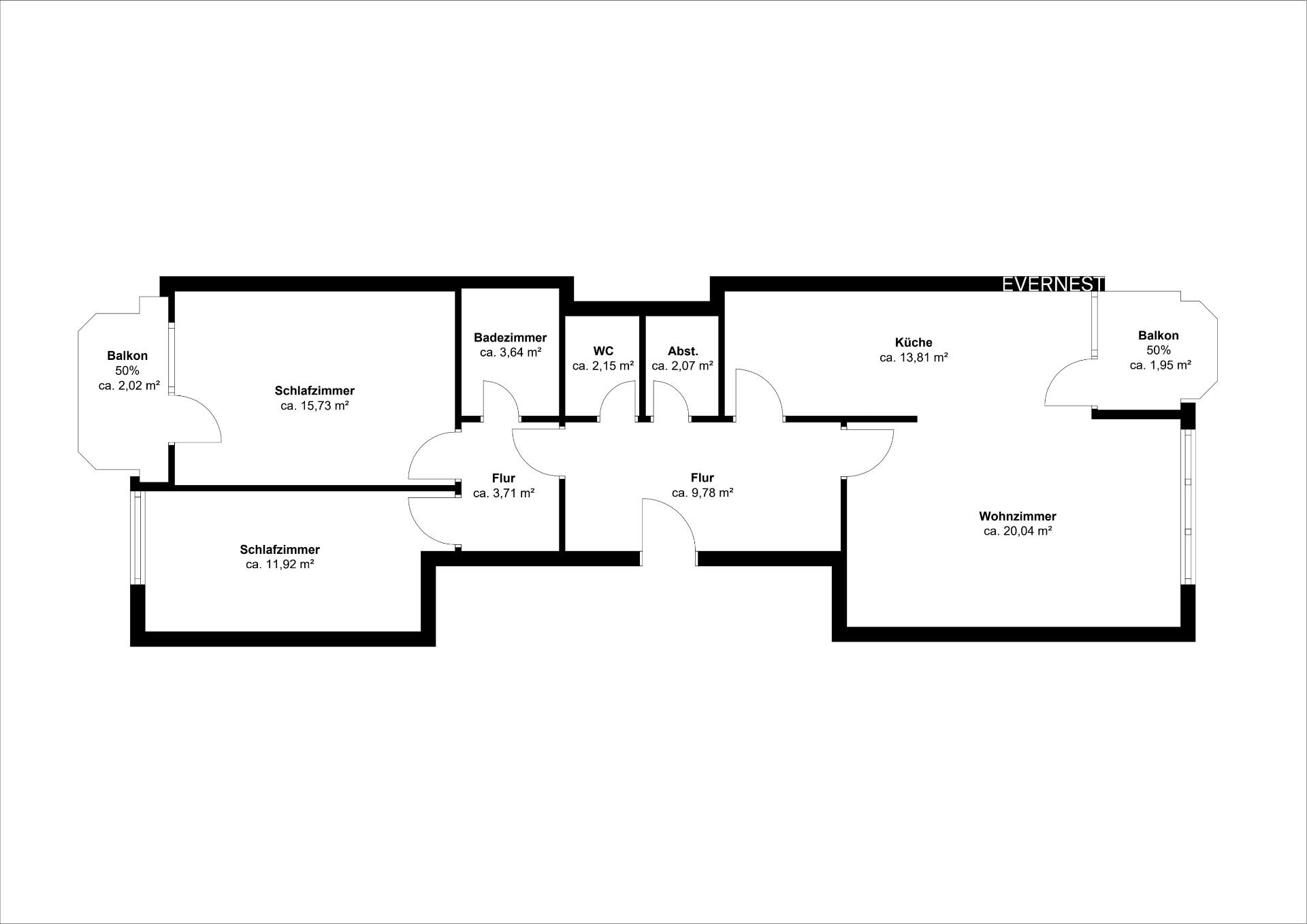 Wohnung zum Kauf 349.000 € 3 Zimmer 87 m²<br/>Wohnfläche 3.<br/>Geschoss Ippendorf Bonn 53127