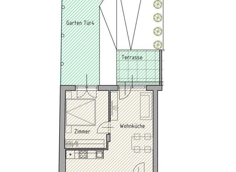 Wohnung zum Kauf - Erstbezug provisionsfrei 380.000 € 2 Zimmer 47,7 m² EG Wien 1130