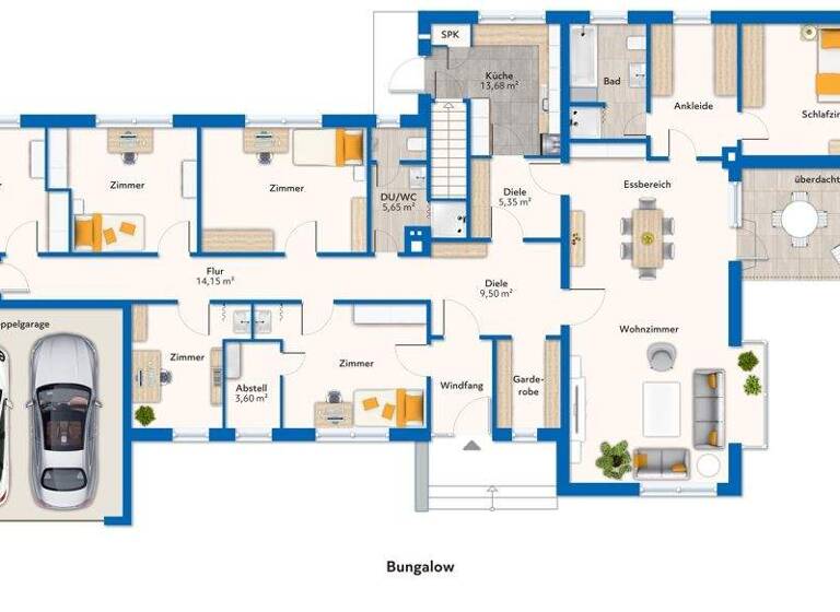 Bungalow zum Kauf 195.000 € 8 Zimmer 194 m² 1.250 m² Grundstück Visselhövede 27374