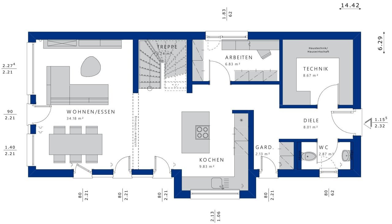 Haus zum Kauf 797.965 € 6 Zimmer 149 m²<br/>Wohnfläche 468 m²<br/>Grundstück Schwand Schwanstetten 90596