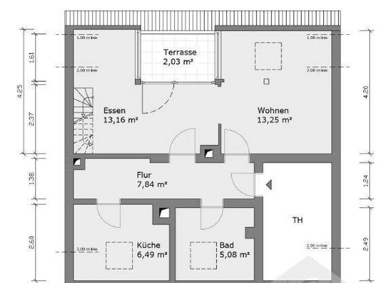 Wohnung zum Kauf 399.000 € 3 Zimmer 56 m² 5. Geschoss Ostend Frankfurt am Main 60385