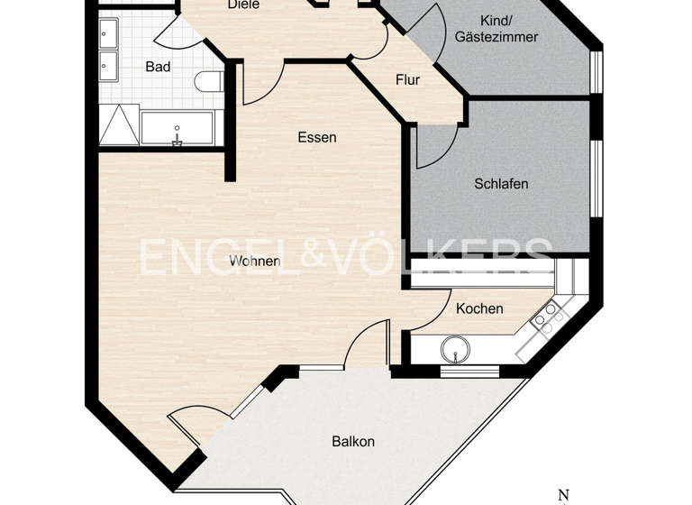 Wohnung zum Kauf 549.000 € 3,5 Zimmer 99 m² EG Schachen Lindau 88131