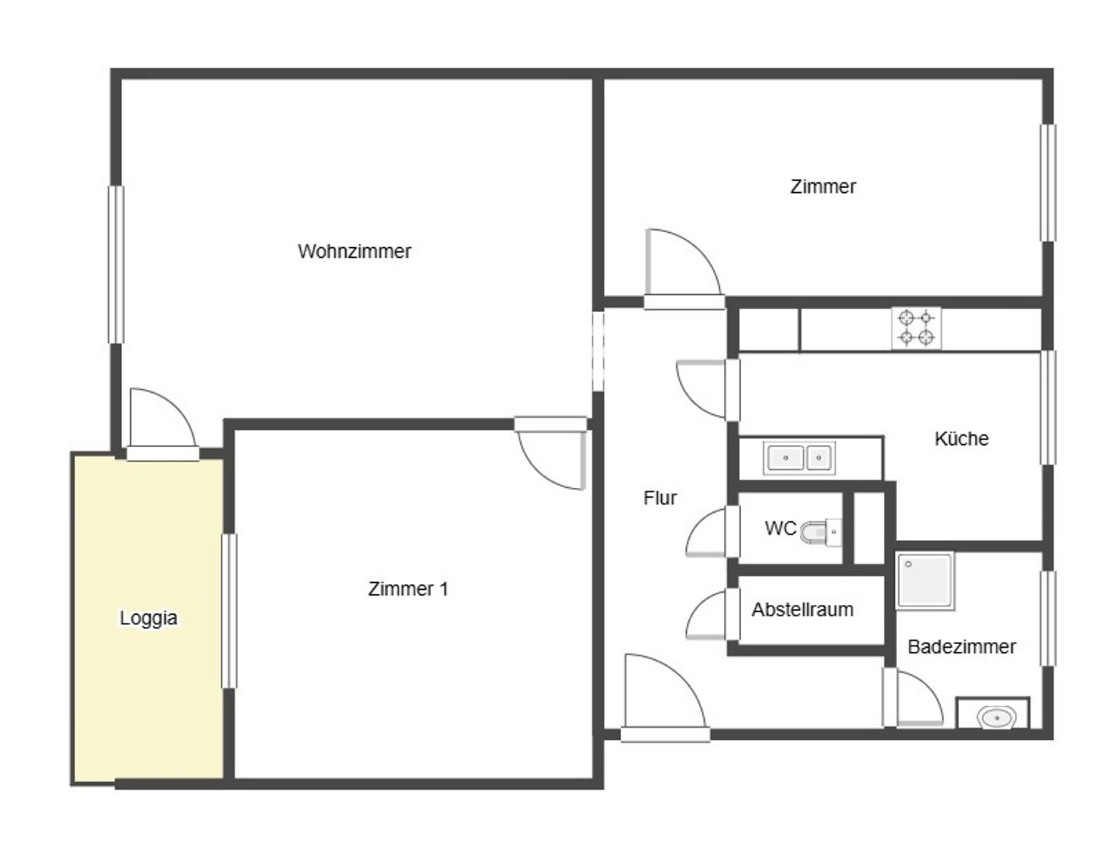 Wohnung zum Kauf 279.000 € 3 Zimmer 83 m²<br/>Wohnfläche 1.<br/>Geschoss Oberwaltersdorf 2522