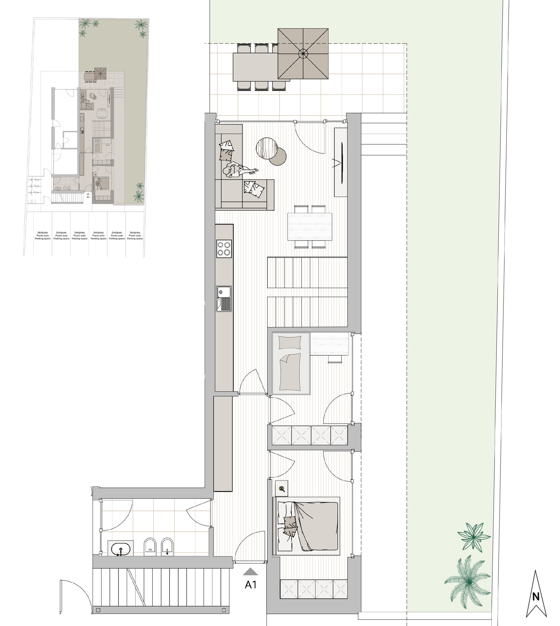 Wohnung zum Kauf 950.000 € 5 Zimmer 116,3 m²<br/>Wohnfläche EG<br/>Geschoss Dorfgasse 32 Brixen 39042