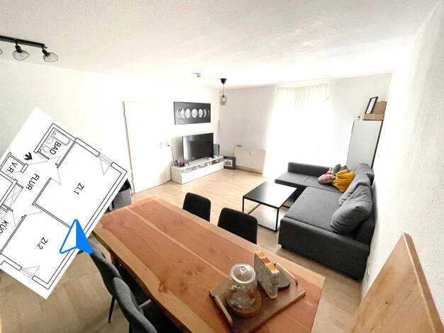 Wohnung zum Kauf provisionsfrei 320.000 € 2 Zimmer 59 m² 1. Geschoss Bamberg 96050