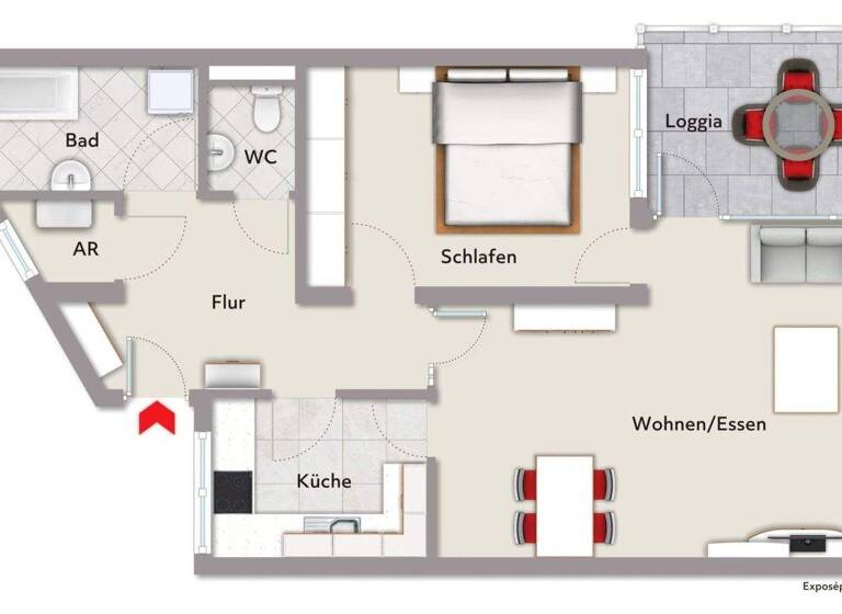 Wohnung zum Kauf 199.000 € 2 Zimmer 66 m² Steinenbronn 71144