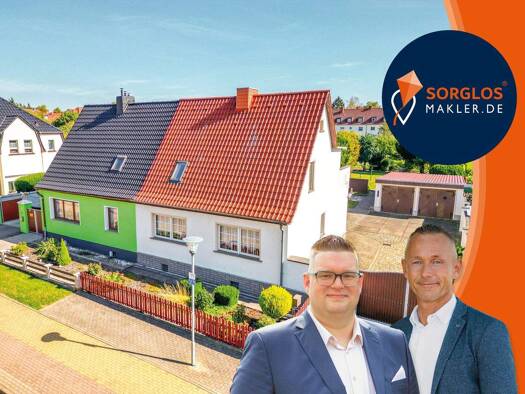 Doppelhaushälfte zum Kauf 199.000 € 3 Zimmer 120,9 m² 1.006 m² Grundstück Wanzleben 39164