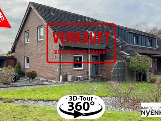 Reihenmittelhaus zum Kauf provisionsfrei 98,2 m² 429 m² Grundstück Weenermoor Weener 26826