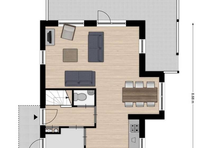 Einfamilienhaus zum Kauf provisionsfrei 275.000 € 4 Zimmer 86 m² 348 m² Grundstück Groeneweg 1-108 Bruinisse 4311NG