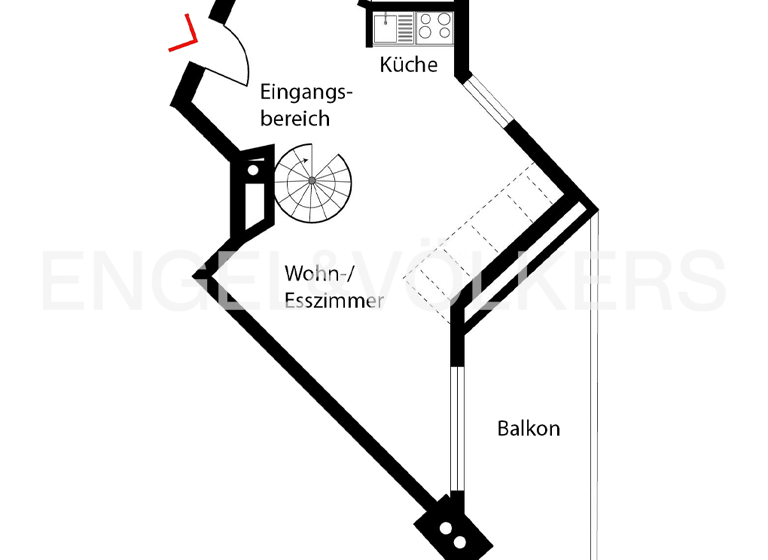 Maisonette zum Kauf 240.000 € 1,5 Zimmer 57 m² 2. Geschoss Kleinmachnow 14532