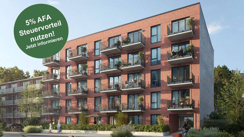 Terrassenwohnung zum Kauf - Neubau provisionsfrei 499.000 € 2 Zimmer 57,5 m² EG Tiedemannstraße 20 Stellingen Hamburg 22525