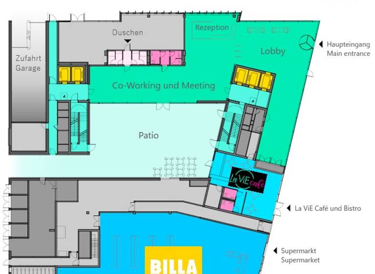 Bürogebäude zur Miete - Erstbezug 16,90 € 1.624 m² Bürofläche Wien 1030