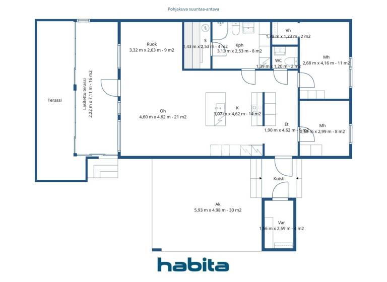 Einfamilienhaus zum Kauf 433.000 € 3 Zimmer 88 m² 9.898 m² Grundstück Konsulinkaari 6 Kirkkonummi 02450