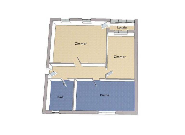 Wohnung zum Kauf 204.000 € 2 Zimmer 38 m² frei ab sofort Wittenau Berlin 13437