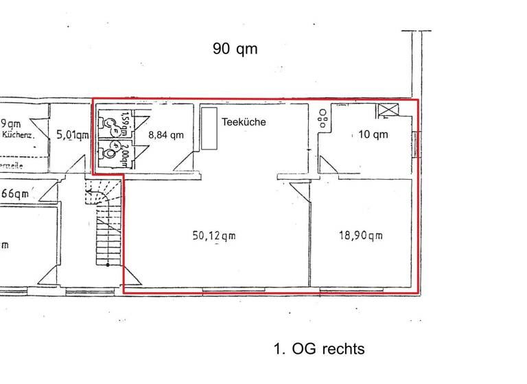 Büro zur Miete provisionsfrei 450 € Innenstadt Aurich 26603