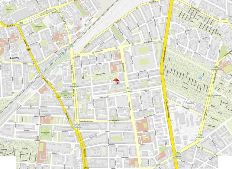 Wohnung zum Kauf 200.000 € 2 Zimmer 59,4 m²<br/>Wohnfläche 2.<br/>Geschoss Binzstraße 17A Pankow Berlin 13189