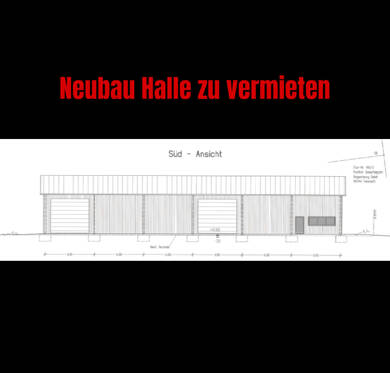 Halle/Industriefläche zur Miete - Neubau provisionsfrei 5.000 € Gewerbepark D Wörth Wörth an der Donau 93086