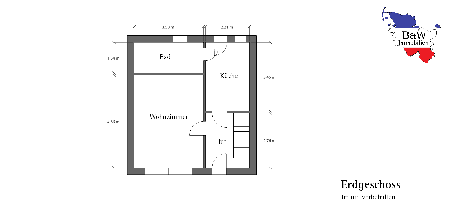 Einfamilienhaus zum Kauf 172.000 € 3,5 Zimmer 75 m²<br/>Wohnfläche 376 m²<br/>Grundstück Zentrum Husum 25813