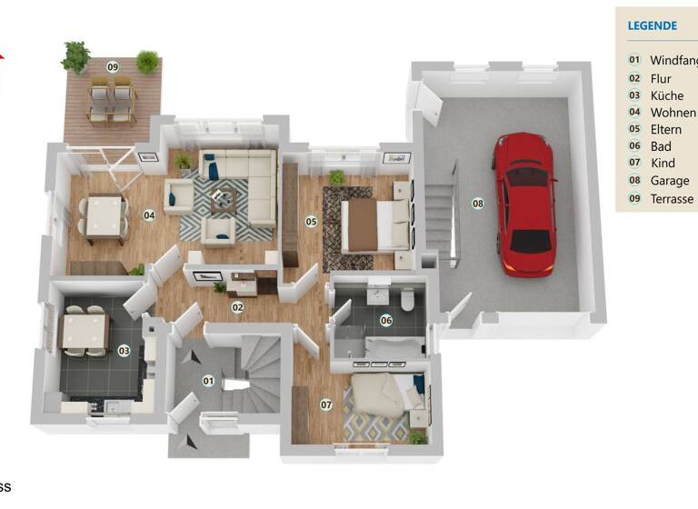 Einfamilienhaus zum Kauf 379.000 € 6 Zimmer 135 m²<br/>Wohnfläche 668 m²<br/>Grundstück Riesenbeck Hörstel 48477